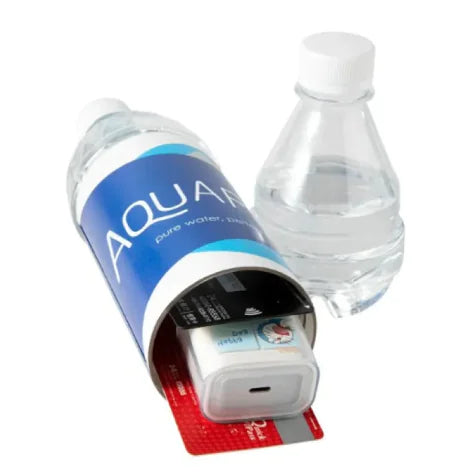 Botella para esconder tus valores